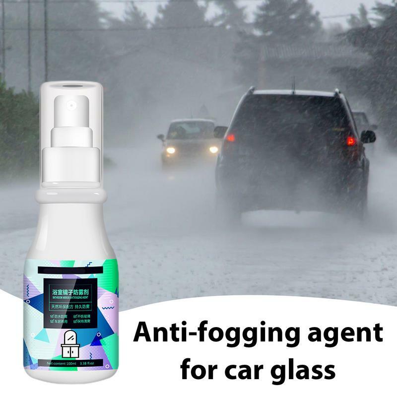 Spray anti-buée pour pare-brise de voiture, agent de revêtement de dél'offre buage, nettoyeur de lentilles, lunettes, dél'offre buage de vitres