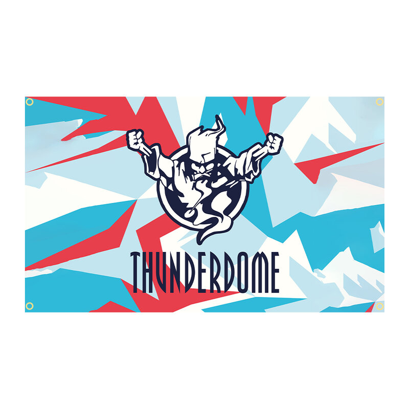 QLflag-Bandera de Thunderdome Hardcore, 3X5Fts