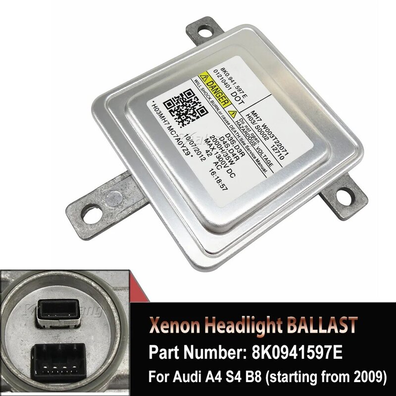 8K0941597E 8K0941597 8K0941597C Lampu Xenon HID D3S D3R D4S D4R Ballast untuk Audi A4 S4 B8 untuk Chrysler 300C untuk VW