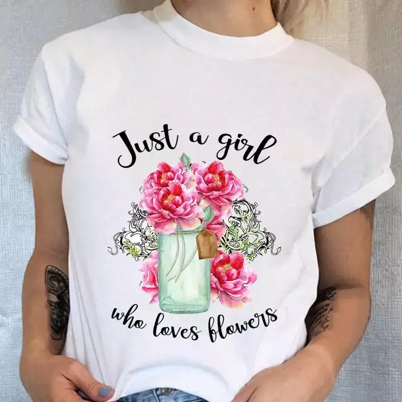 T-shirt à manches courtes imprimé dessin animé pour femme, haut graphique mignon pour femme, vêtements esthétiques pour femme, coeur d'amour, léopard, mode