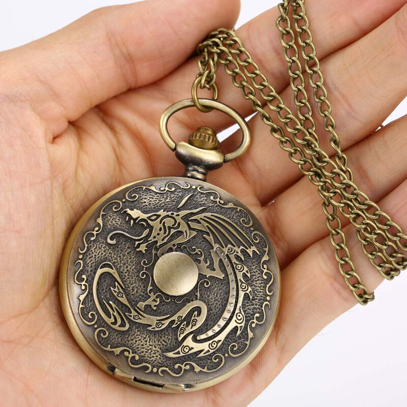 Vintage Arabic Numerals Pendant Clock  Numerals Scale  Gift for New Year Valentine's Day
