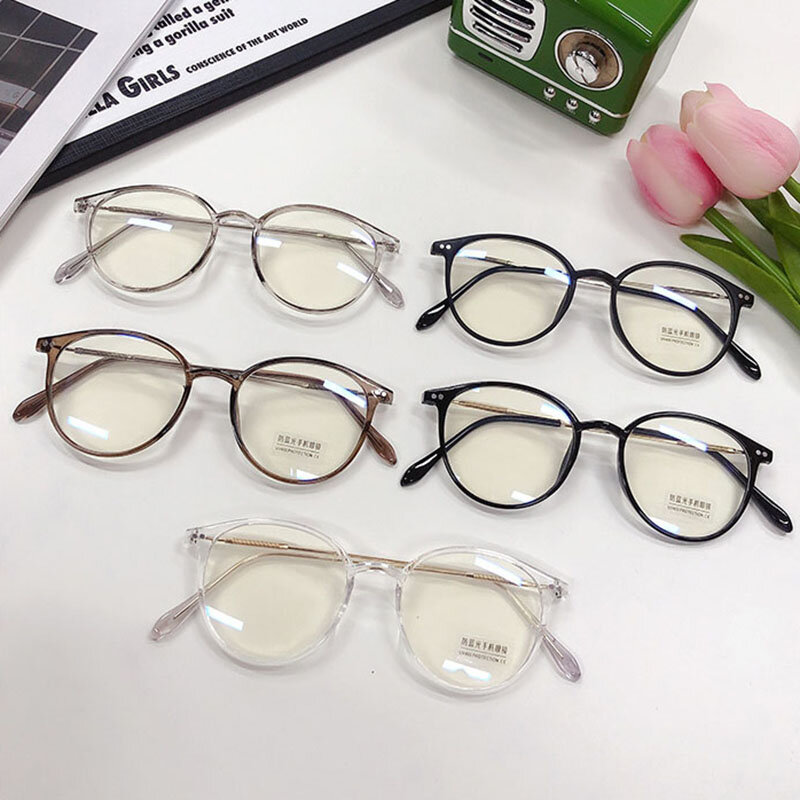 Ahora-Óculos ultraleves anti luz azul para mulheres e homens, Óculos de miopia acabados, Óculos claros, Student,-0.75, 1.25, 1.75, 2.25, 2.75