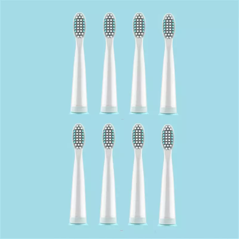8 Stuks Elektrische Tandenborstel Koppen Zachte Borstel Hoofd Gevoelige Vervanging Mondstuk Voor Javemay J110 / J209
