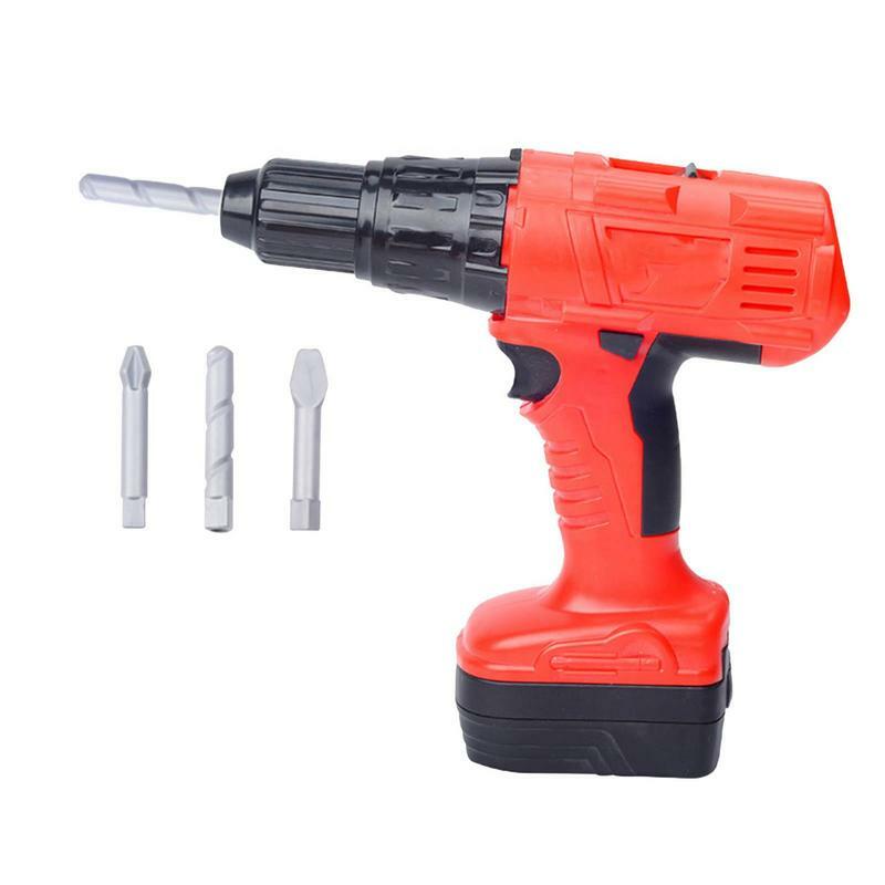 Electric Drill Toy Kids Power Tools Mini Toy Drill Pretend Play Drills With Sound And Motion Outdoor Preschool Gardening Lawn To