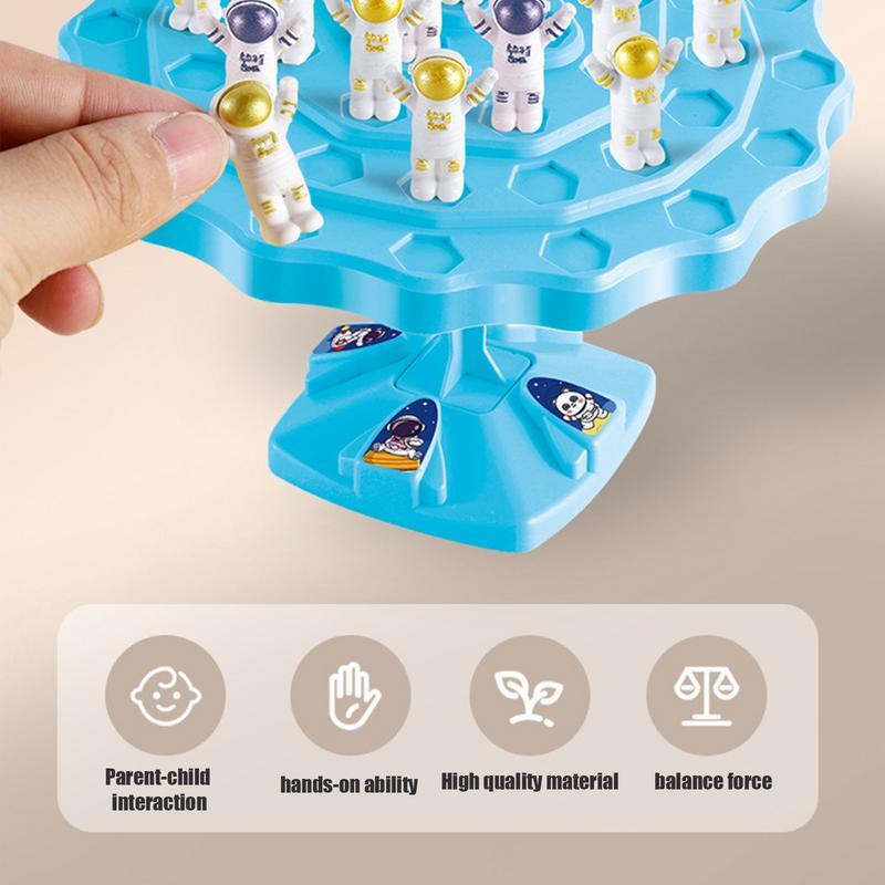 Giocattolo matematico astronauti Balance Tree Spaceman giocattolo per il tempo libero equilibrio albero matematica interazione educativa giocattolo educativo per astronauti per