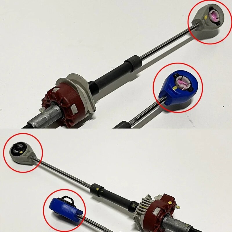 2 buah untuk Peugeot RCZ Tuas pemindah roda gigi ujung kabel konektor penghubung selektor gesper suku cadang pengganti 2010-2016 119174214