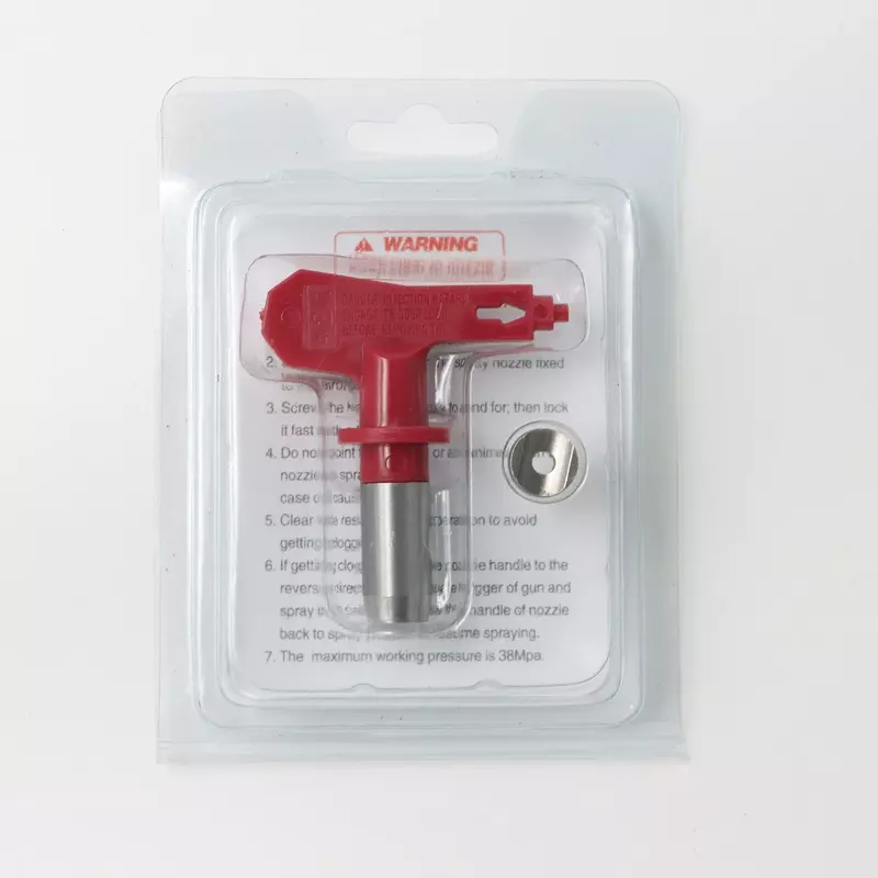 Tpaitlss pistola mal ventilada dicas selo bico série vermelha ponta pintura pulverizador ferramentas para pintura pulverizador jardim ferramentas de energia
