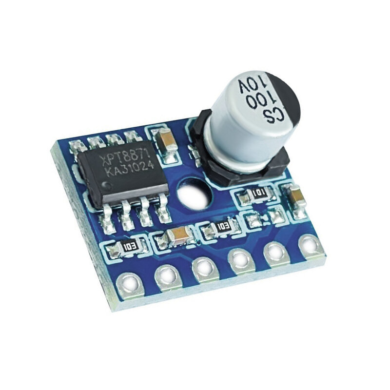 Papan Amplifier Digital Mini, papan Amplifier Digital modul kelas D 3-5w Audio Mono 5128 isi 5 buah/1 buah DC2.5-5.5V