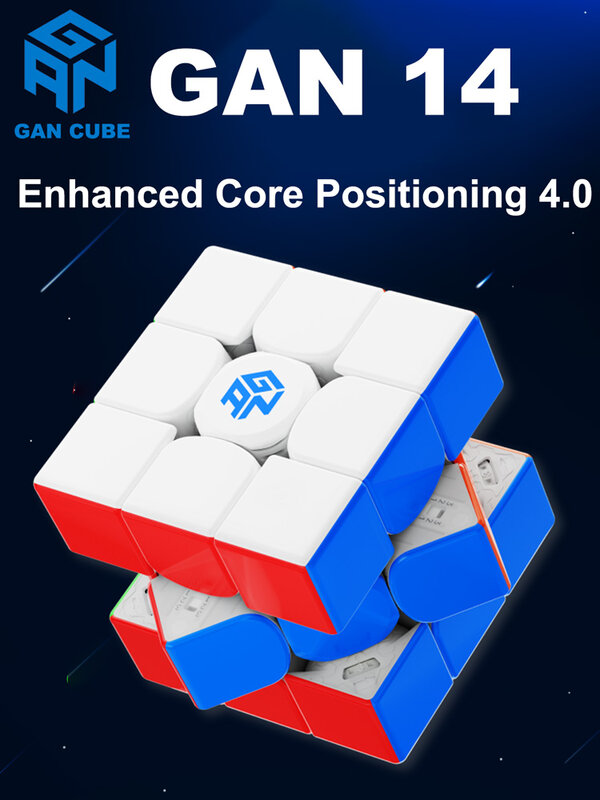 GAN14 M Maglev 3 × 3 magnetyczna magiczna kostka 3x3 GAN 14 profesjonalne 3x3x3 Puzzle do układania na czas zabawki dla dzieci 3 × 3 × 3 Speedcube Magico Cubo