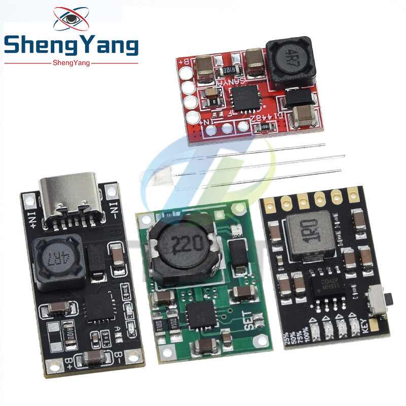 TP5100 charging management power supply module board TP5000 1A 2A compatible with 4.2V 8.4V single and double lithium batteries