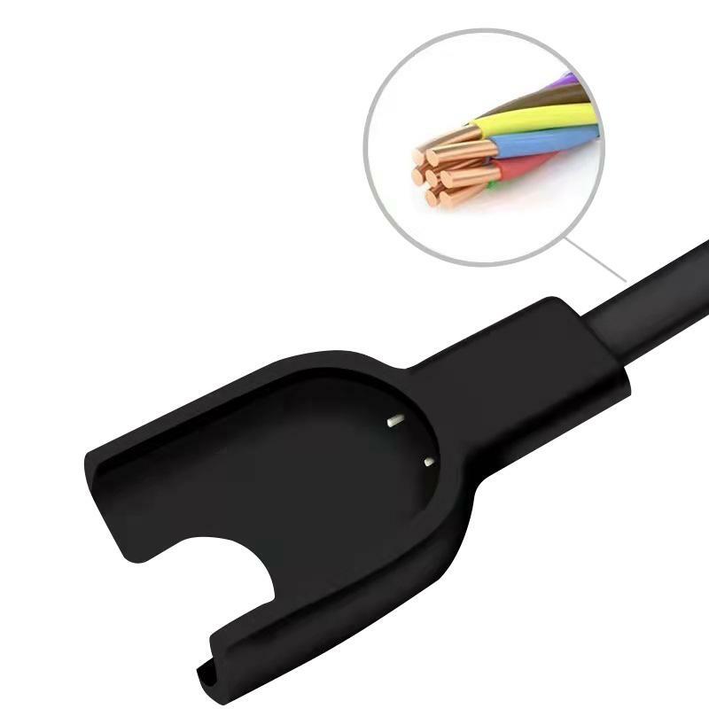 Cable cargador USB para pulsera inteligente Mi Band 2/3/4/5, Cable de carga rápida, base de repuesto