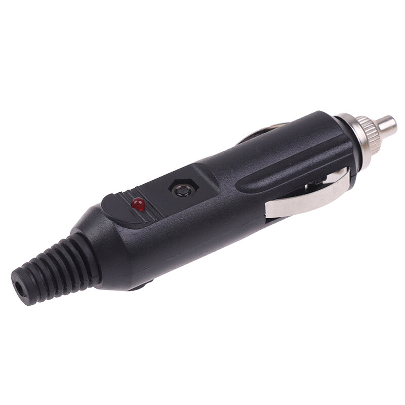 1pc 12V 24V 10A Car Accessory Male Cigarette Lighter Socket Converter Plug Plastic And Metal