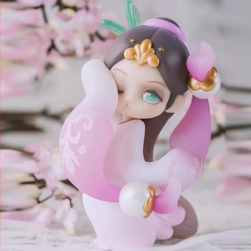 Legenda bumbu Putri Zhen Huan kotak buta Kawaii Anime tokoh aksi Caixa Caja boneka kejutan Caixas Supresas mainan