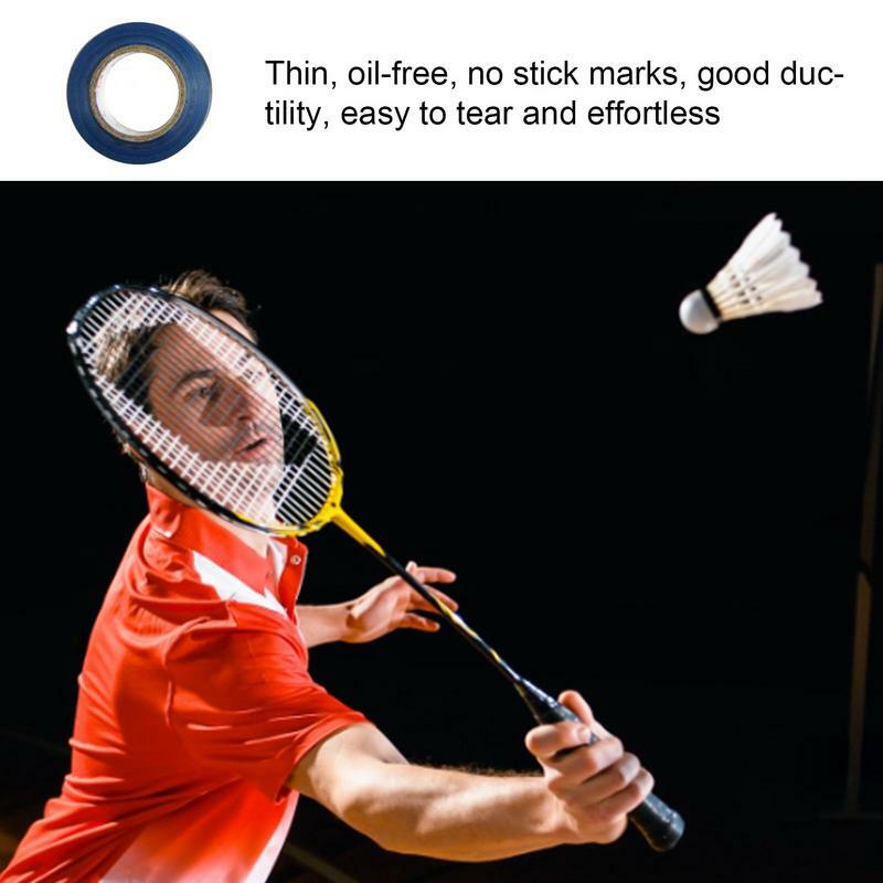 Fita antiderrapante para raquete de badminton, cola de mão, fita adesiva para vedação de suor, fita para overgrips de tênis