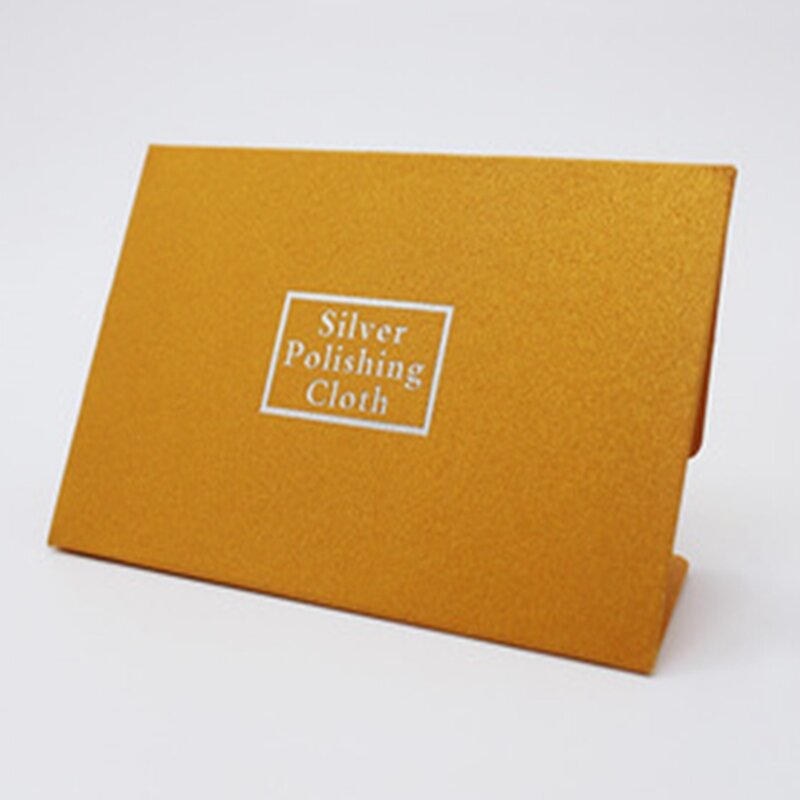 100 pezzi 10X6.5CM 7 colori pacchetto argento oro panno polacco Anti appannamento strumenti per gioielli pulizia lucidatura argento Sterling