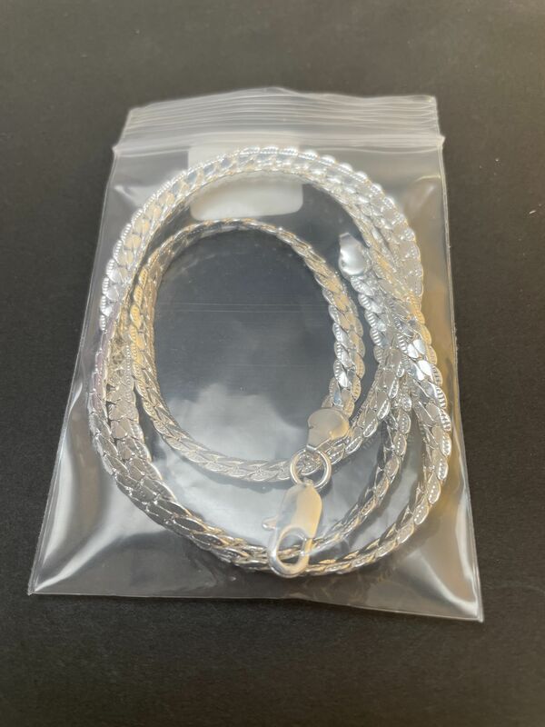 Цепочка из стерлингового серебра 925 пробы для мужчин и женщин, роскошное ожерелье с дизайном благородного бренда, модные ювелирные украшения для свадьбы и помолвки, 20-60 см