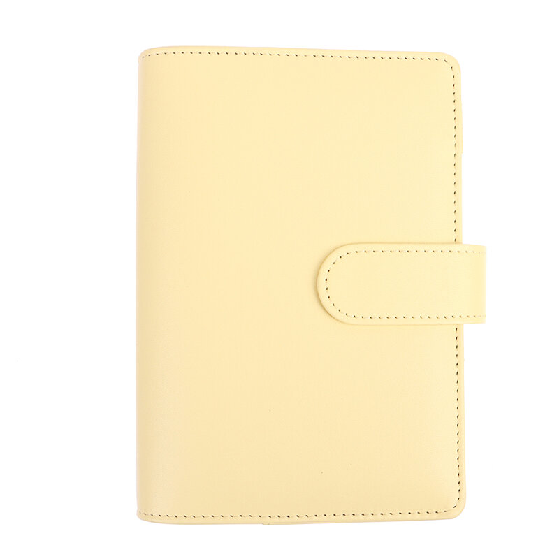 Macaroon A6 PU Leather Budget Binder Notebook Cash Envelopes System Set Binder Pockets Money Budget Saving Bill Organizer