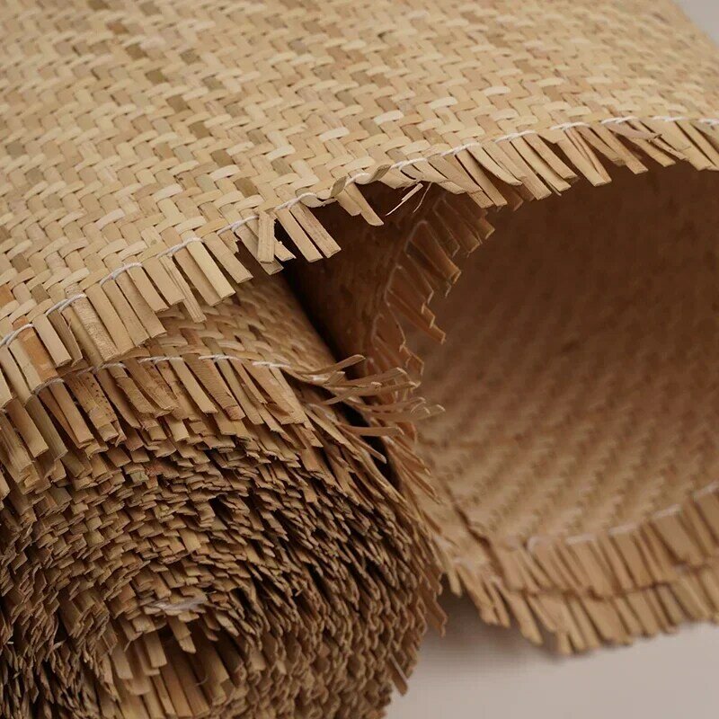 40-50Cm Breedte Decoratieve Meubelen Stoel Tafel Plafond Kast Reparatie Materialen Natuurlijke Indonesische Hand Gemaakt Geweven Rotan Rol