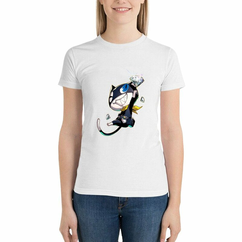 morgana - persona 5 T-shirt Aesthetic clothing tops animal print shirt for girls workout t shirts for Women