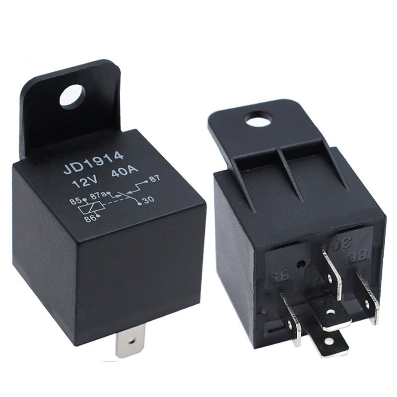 QXNY 5-Pin Waterproof Car Relay Long Life Automotive Relays Normally Open DC 12V/24V 40A Relay For Head Light Air Conditioner