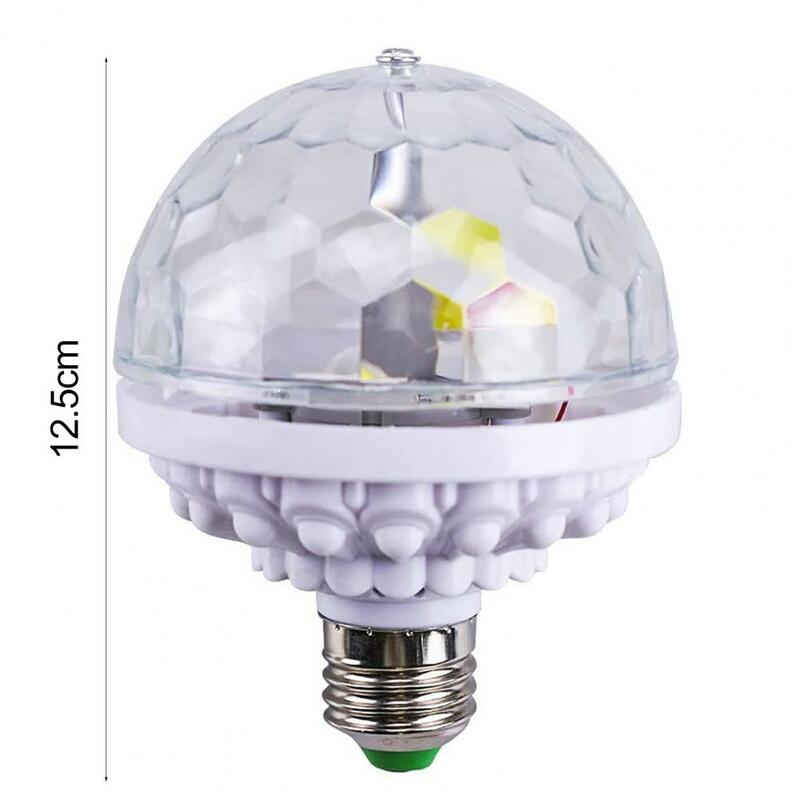 LED Stage Lamp Rotatable High Brightness Flame Retardant Leakage Protection Wide Application Decorative ABS Colorful Rotating St