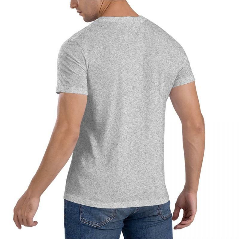 TOFOP-Camiseta Masculina Clássica Relax Diária, Camiseta de Verão, Blusa Engraçada, Algodão