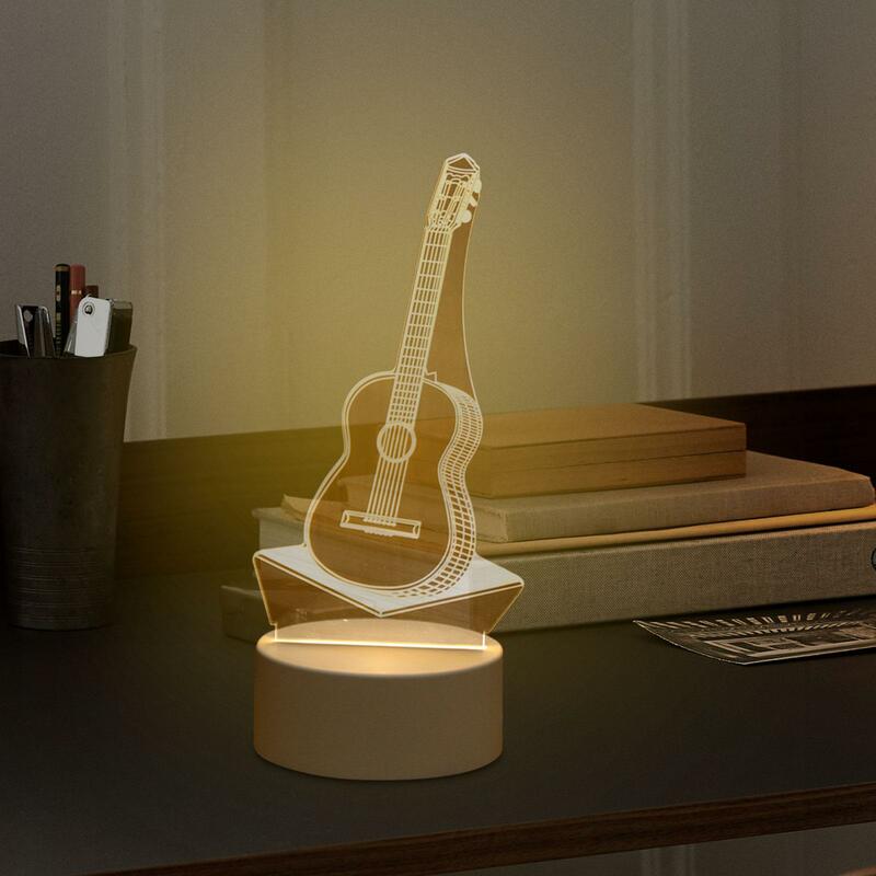 Veilleuse de décoration de chambre à coucher, USB, veilleuse romantique en acrylique, lampe de chevet
