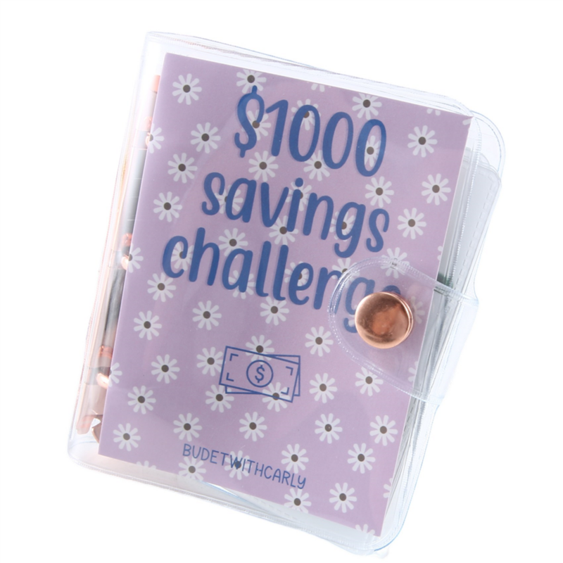 Tantangan hemat perencana anggaran Binder tantangan hemat buku anggaran baru Binder 1000 tantangan hemat