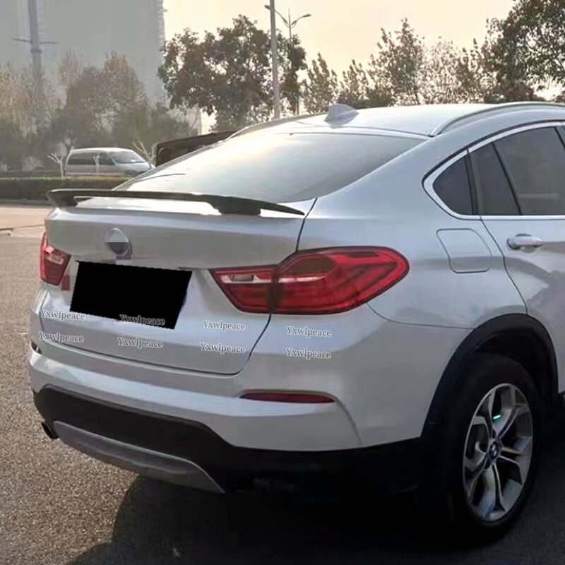 For BMW X4 F26 Spoiler 2015 2016 2017 2018 ABS Material Unpainted Color Rear Trunk Wing Car Accessories
