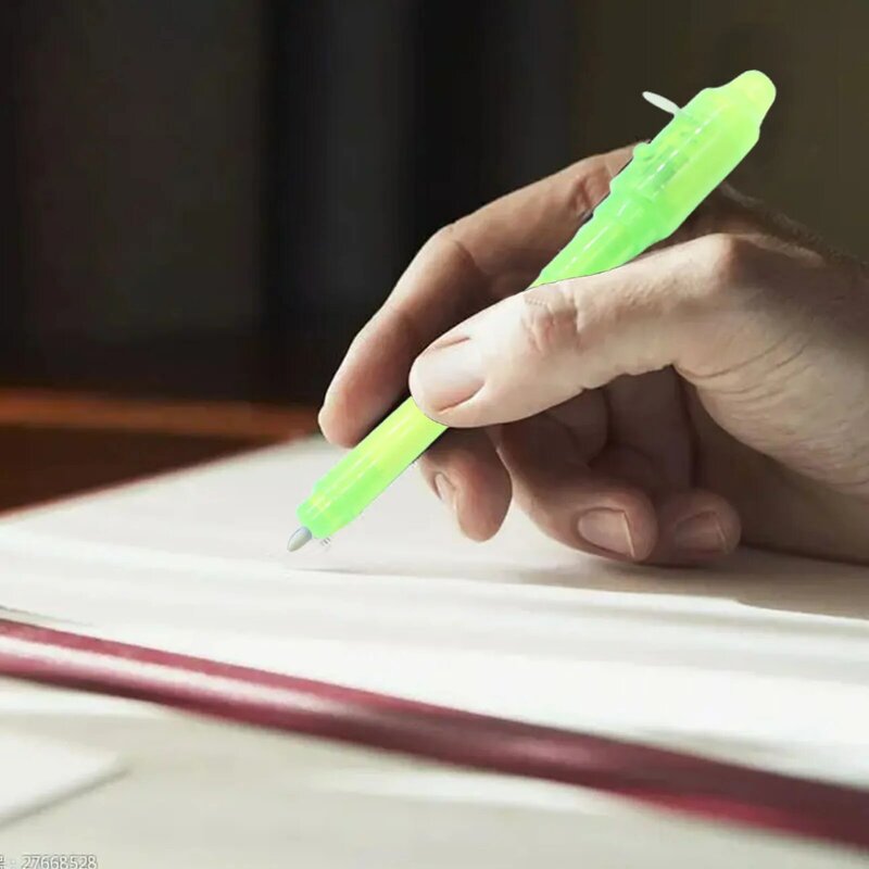 Niewidoczny atrament długopis ulepszony szpieg długopis magiczny szpieg Marker długopisy dla dzieci pisanie sekretnej wiadomości na urodziny Christmas Party prezent unikalne pióro