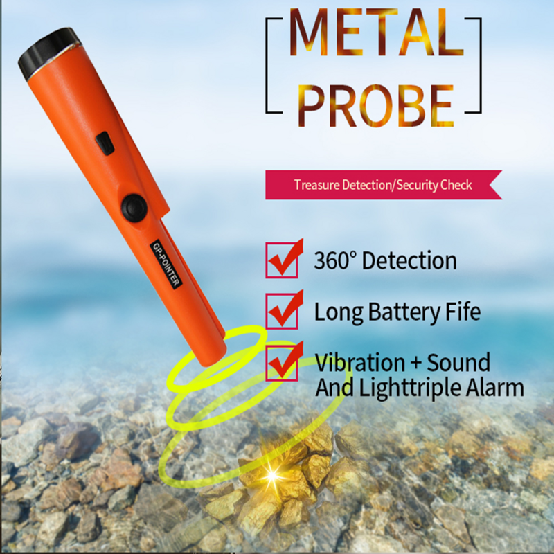 ARM NEXT GP Pointer Professional Handheld Metal Detector Finder Pinpointer Probe pinpunting Waterproof 360 Side Scan