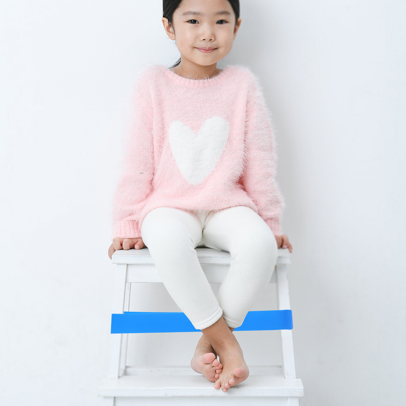 10 szt. Krzesło biurowe kolorowe opaski pas elastyczny/lina do jogi wielofunkcyjne krzesła dziecięce niespokojnych stóp dziecko praktyczne