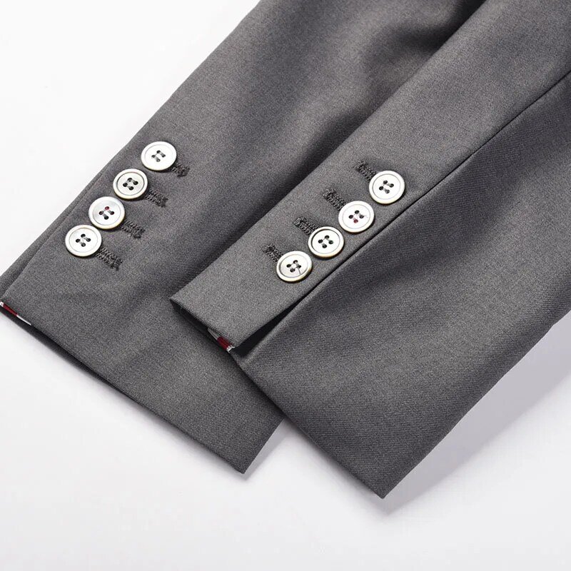 TB THOM Womoen-새로운 패션 브랜드 블레이저, 블랙 4 바 맞춤형 비즈니스 정장 재킷, 2022