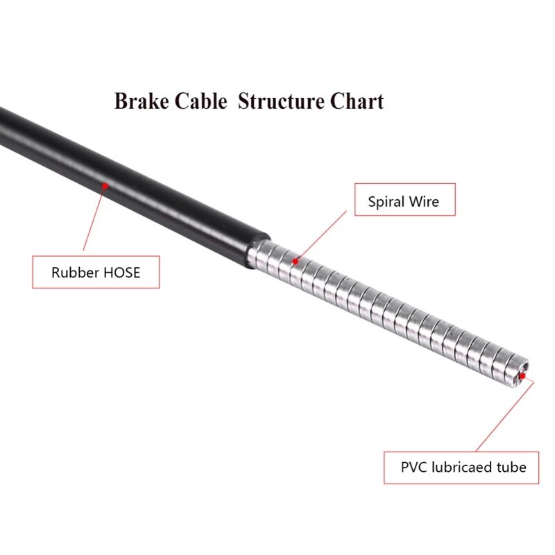 Cable de freno para bicicleta de montaña, accesorio para Shimano Sram, 4mm, 5mm