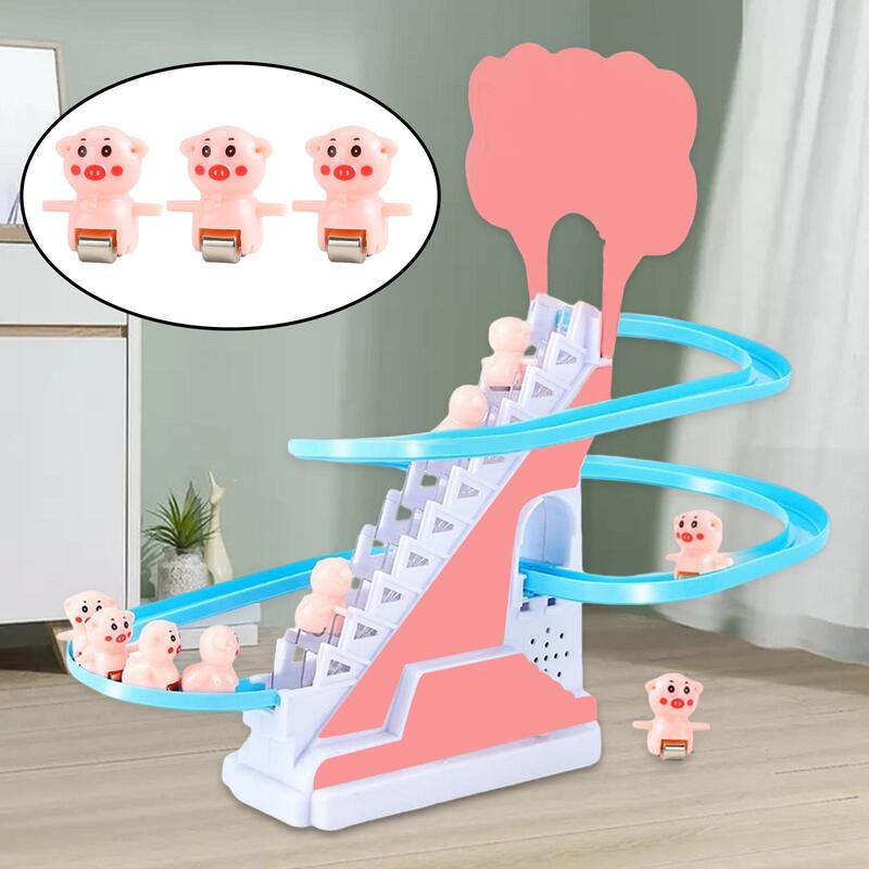 Elektroniczne schody wspinaczkowe zabawka Accs wytrzymałe przesuwane schody zabawka część zamienna elektryczny tor części do gier dla dzieci na świeżym powietrzu