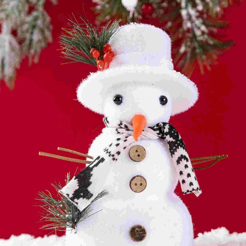 Snowman Cosplay Costume Prop, elástico, cenoura, 3 peças