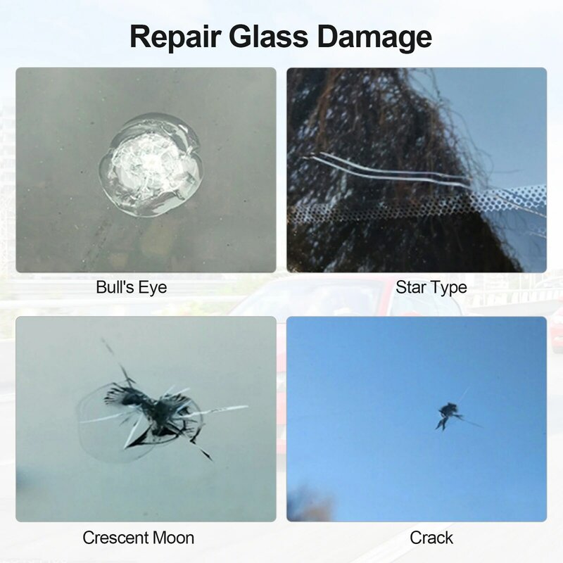 Auto Glas Reparatie Curing Lamp Mini Hars Curing Lijm Uv Lamp Verlichting Set Tool Auto Voorruit Glas Crack Reparatie gereedschap