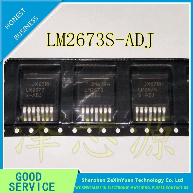 10 PCS/LOT LM2673S-ADJ LM2673S LM2673 TO-263 de Melhor qualidade