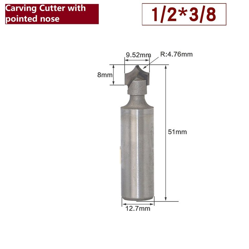 Industrial Quality Router Bits Shank Router Bit Router Bit Hand Making A Drawer 9.52m/16/19/22mm Head Diameter