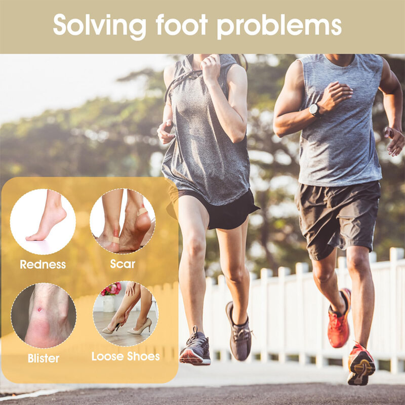 Heel Grips Protetores para Sapatos Esportivos, Palmilhas Pads, Patch Cushions, Pés Pads, Almofada Insert Palmilha, Tamanho Ajustável