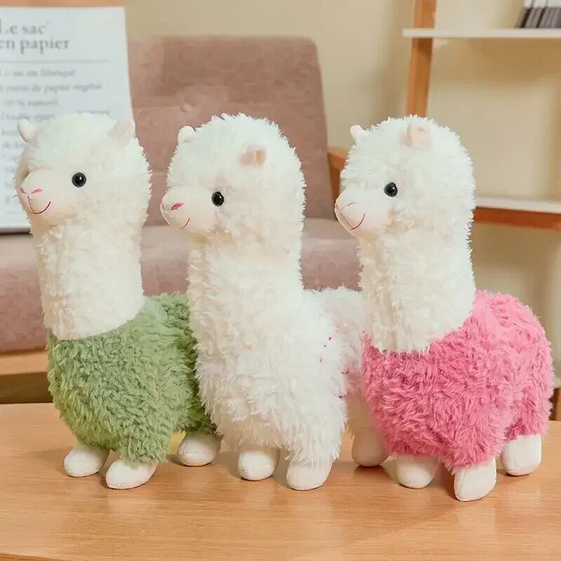 Juguete de peluche creativo divertido hierba barro caballo alpaca muñeca Linda almohada muñeca Regalo de Cumpleaños Niña