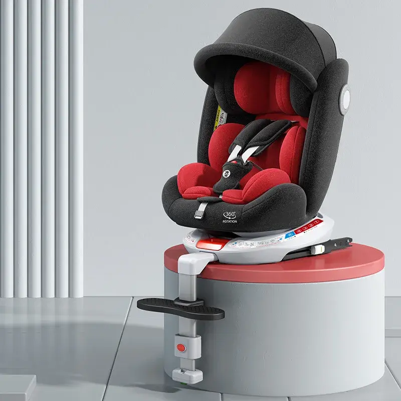 Assento giratório bidirecional infantil, assento de segurança infantil, almofada de esponja, assento de carro recém-nascido, confortável e respirável, cadeira de segurança infantil, novo