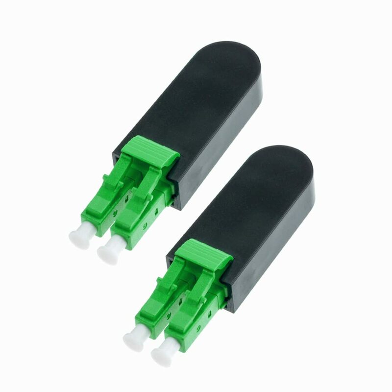 LC/APC Einzel Modus Loopback Adapter Duplex OS2 9/125 Siglemode Fiber Optic Kabel Test Stecker