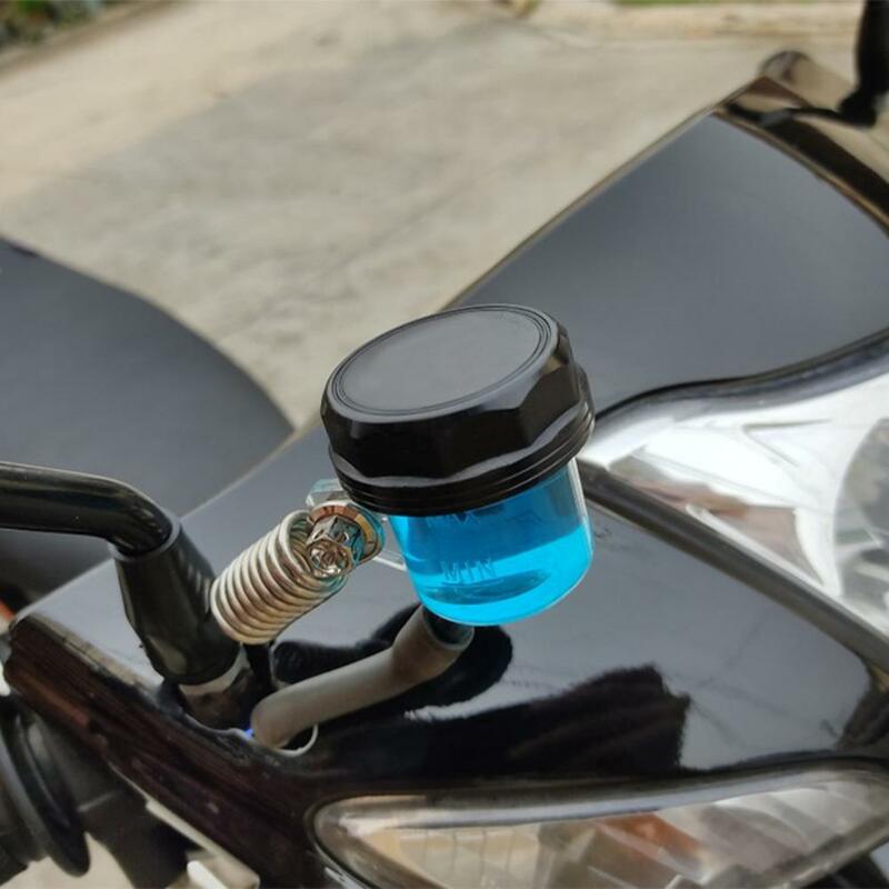 Wysoka wytrzymałość miseczka olejowa uniwersalna aluminium motocyklowe miseczka olejowa z tylnym pompa hamulcowa zbiornik płynu dla zmodyfikowanych dla motocykli