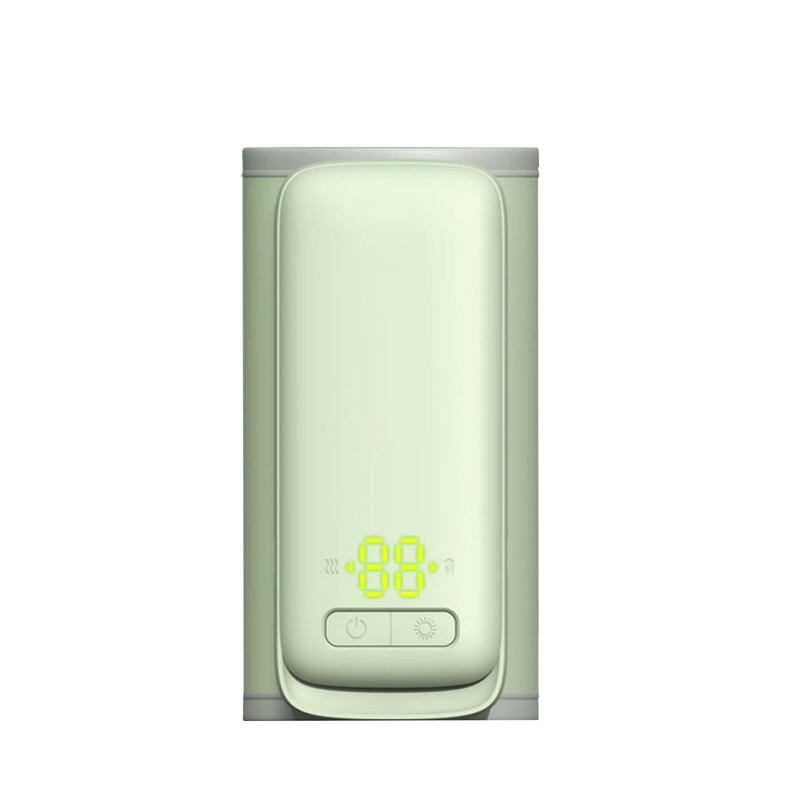 Portable Bottle Warmer Heating Sleeve USB Charging 18W Compact 6 Levels Adjust for Night Feeding Picnics Daily Use Nursing Car