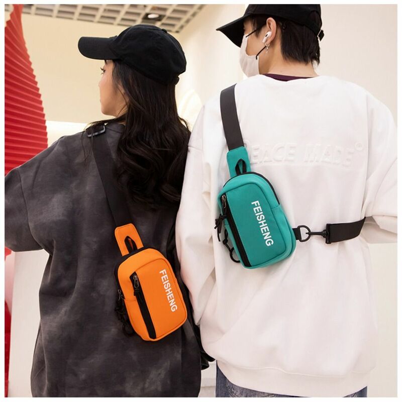 Tas Pinggang pria wanita, tas bahu portabel multifungsi, tas selempang olahraga untuk pria dan wanita