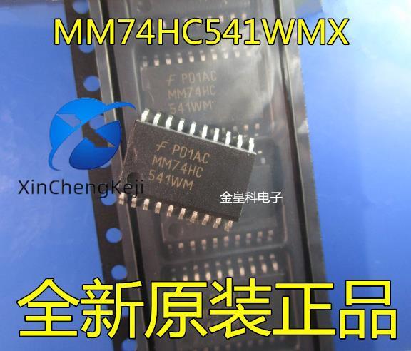 30 шт. Оригинальный Новый MM74HC541WMX 541WM SOP20 MM74HC широкобуферный линейный драйвер