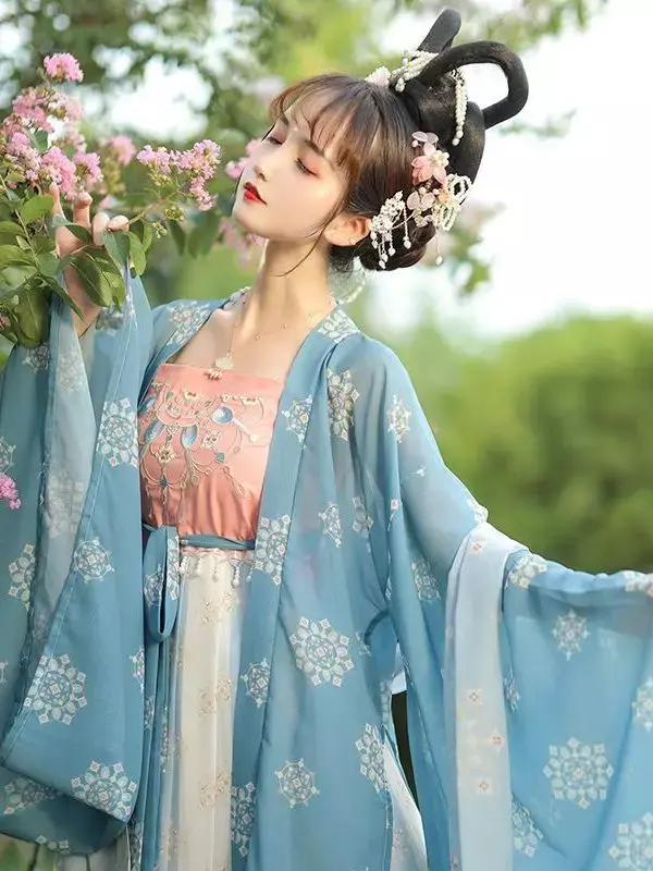 Vestido Hanfu de hada china antigua para mujer, traje Tang chino tradicional elegante, traje de princesa Noble, baile folclórico