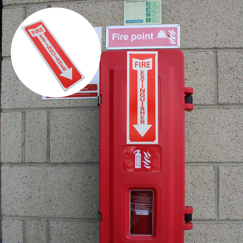 Значок огнетушителя с эмблемами для парковки, офисные знаки, строительство, безопасный Ресторан