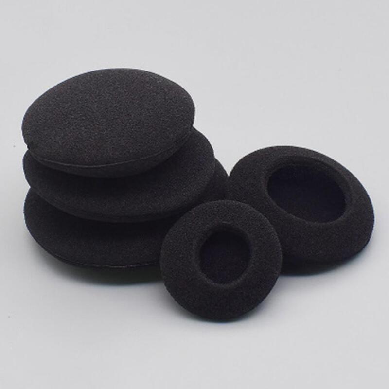 Almofadas de espuma espessa para fones de ouvido, substituição de esponja, capas de almofadas, fones de ouvido, 35mm, 40mm, 50mm, 55mm, 60mm